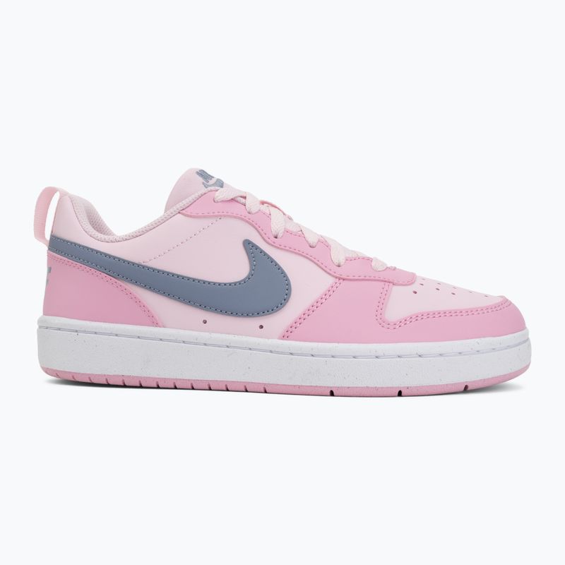 Shoes Nike Court Borough Low Recraft pink foam/pink rise/white/ashen slate 2