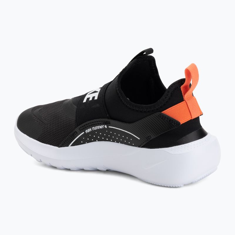 Children's shoes Nike Flex Runner 4 black/white/turf orange 3
