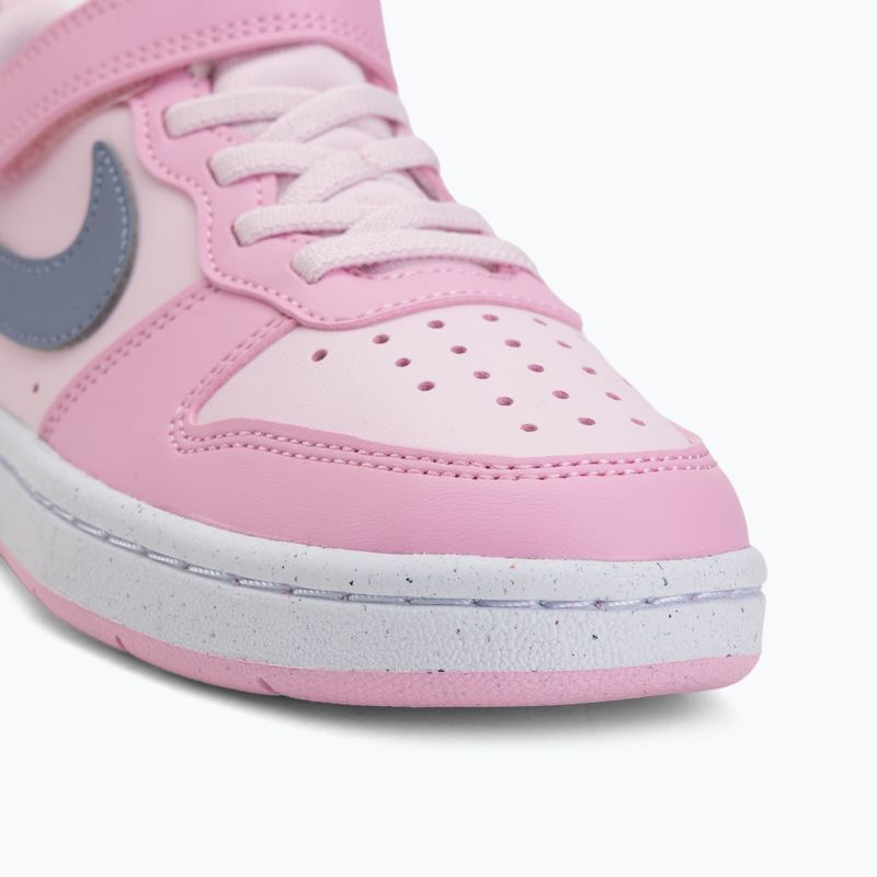 Children's shoes Nike Court Borough Low Recraft pink foam/pink rise/white/ashen slate 7