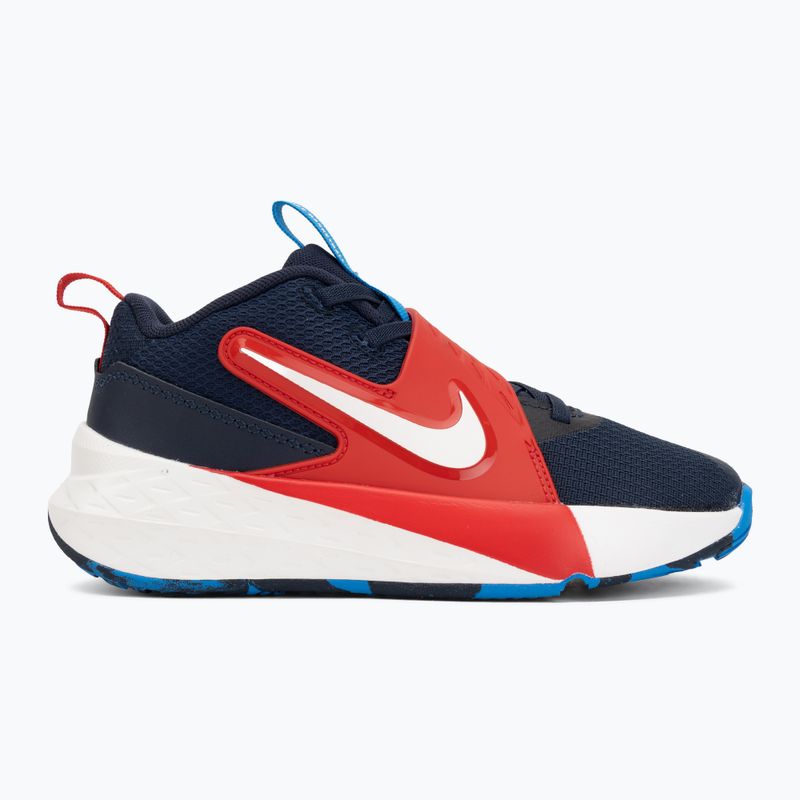 Children's shoes Nike Team Hustle D 12 tm navy/university red/photo blue/sail 2