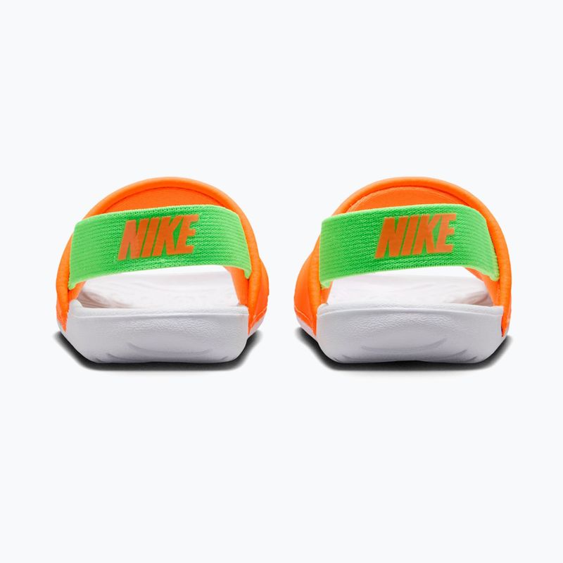 Children's slides Nike Kawa total orange/green strike 4