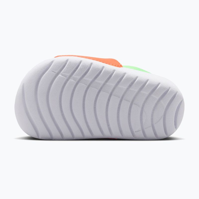 Children's slides Nike Kawa total orange/green strike 6