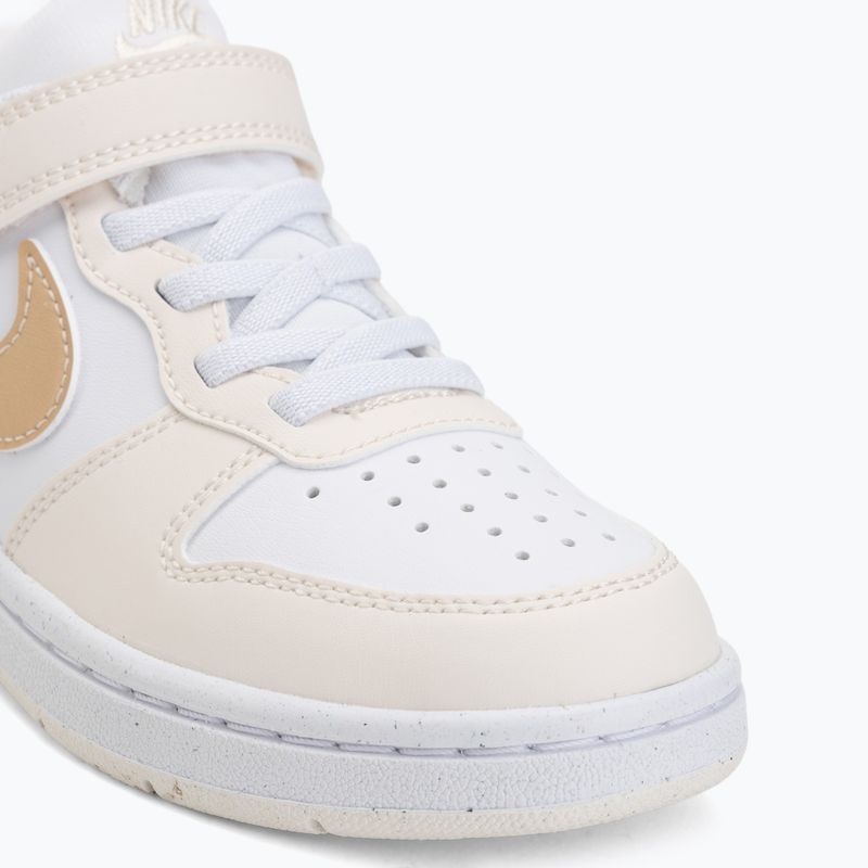Children's shoes Nike Court Borough Low white/chalk/white/shimmer 7