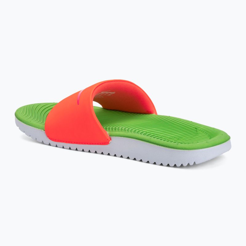 Slides Nike Coffee total orange/green strike/hyper pink 3