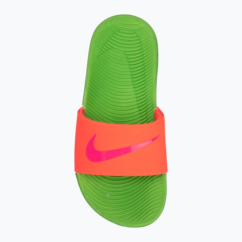 Slides Nike Coffee total orange/green strike/hyper pink 5