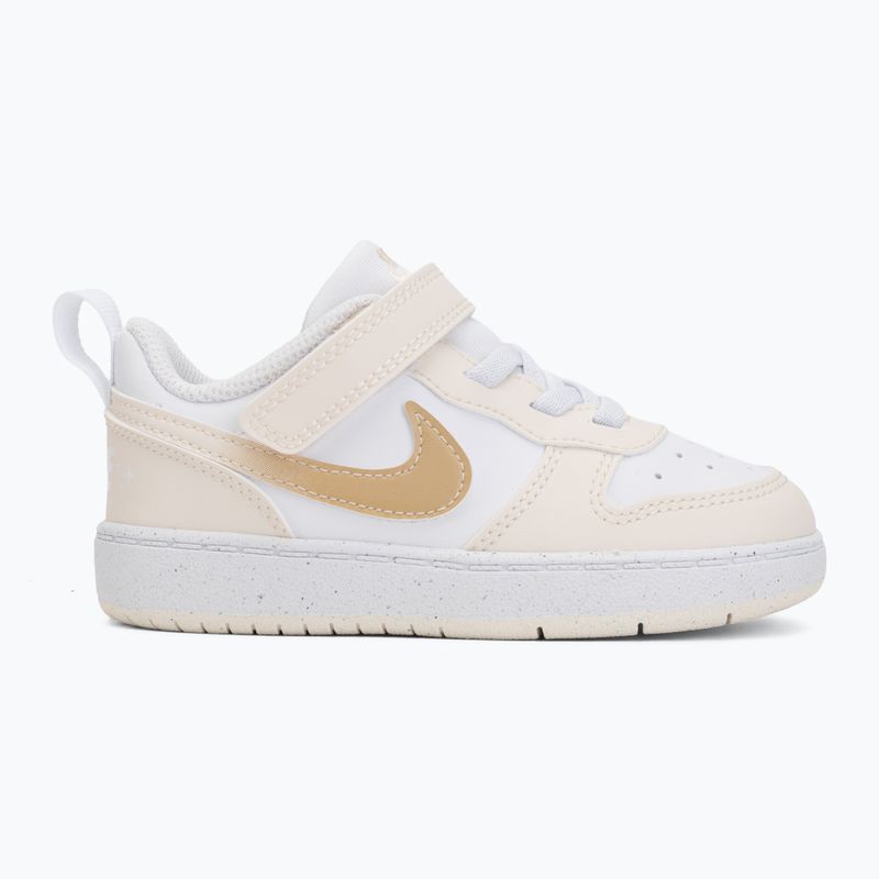 Children's shoes Nike Court Borough Low white/chalk/white/shimmer 2