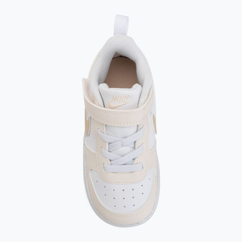 Children's shoes Nike Court Borough Low white/chalk/white/shimmer 5