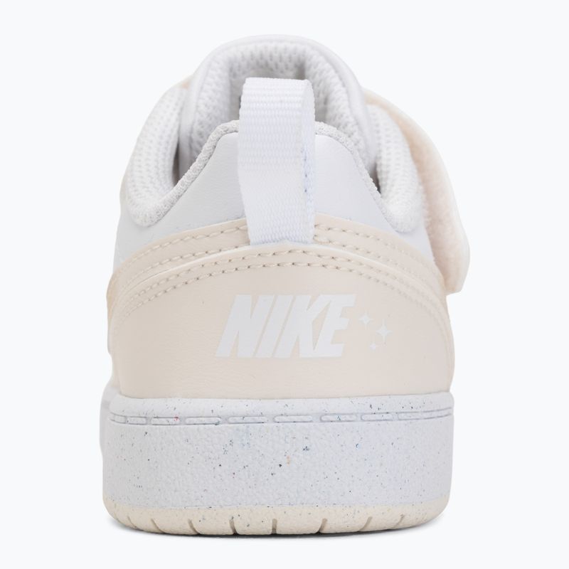 Children's shoes Nike Court Borough Low white/chalk/white/shimmer 6