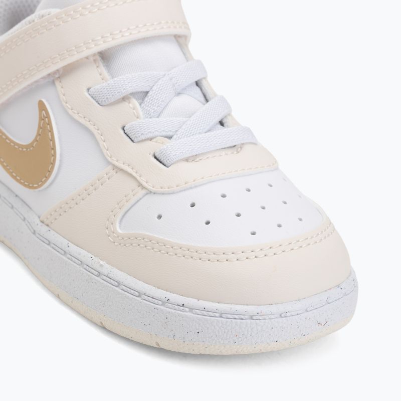 Children's shoes Nike Court Borough Low white/chalk/white/shimmer 7