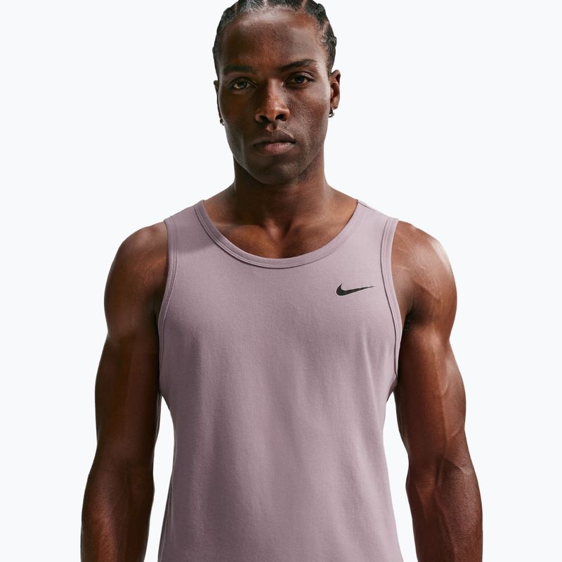 Men's training T-shirt Nike Dri-Fit TT light violet ore/black 4