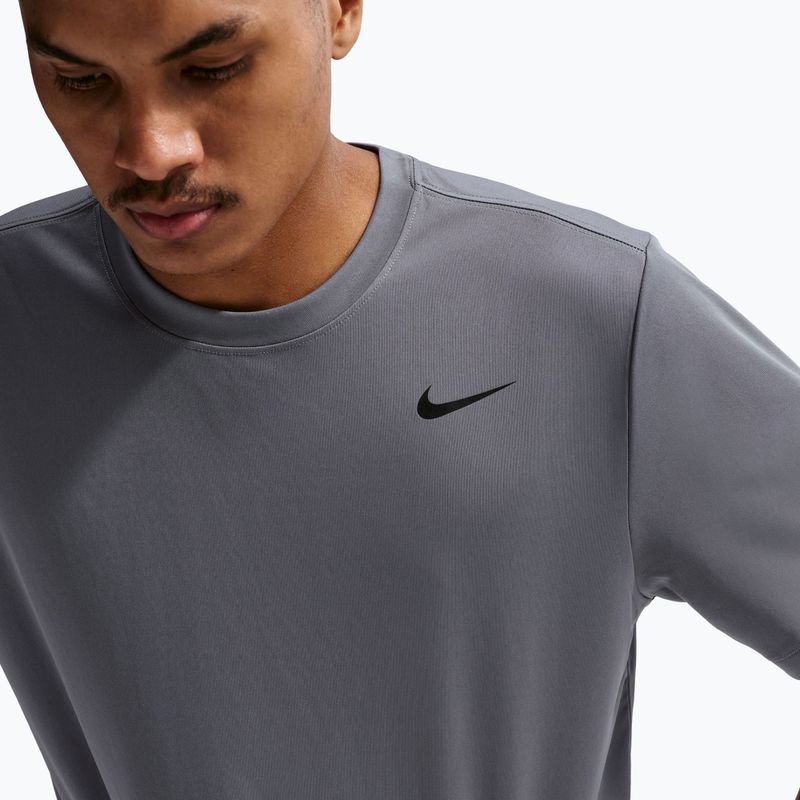 Men's training shirt Nike Dri-FIT Training T-Shirt smoke grey/black 5
