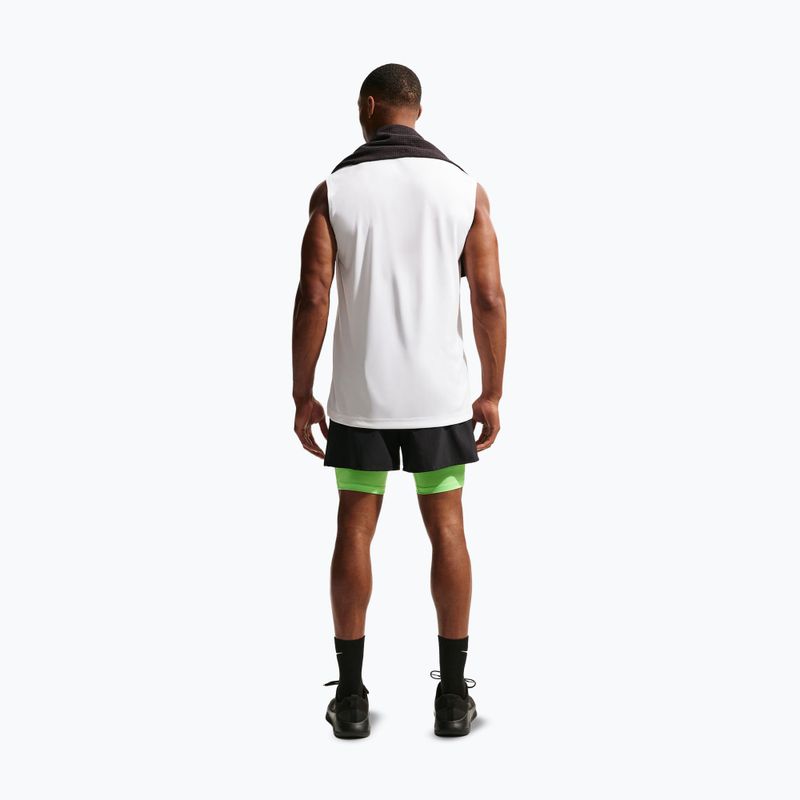 Men's training shirt Nike Dri-FIT Sleeveless Training Top white/black 3