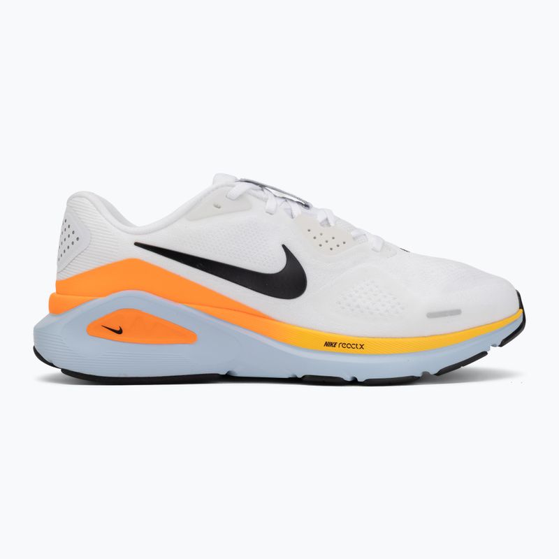 Men's running shoes Nike Structure 26 white/hydrogen blue/total orange/black 2