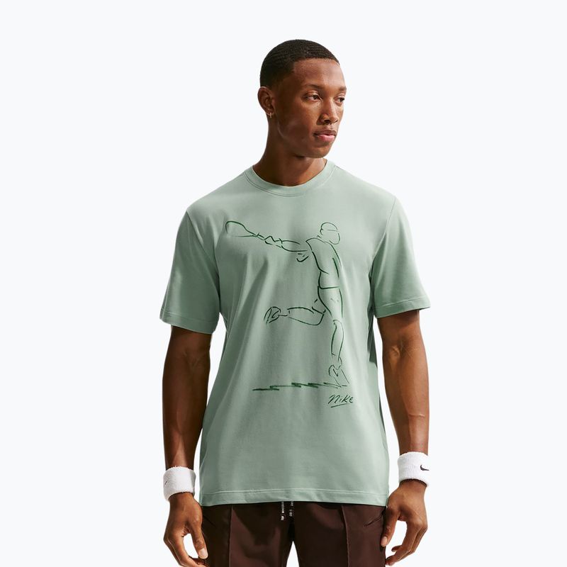 Men's tennis T-shirt Nike Court Dri-Fit steam