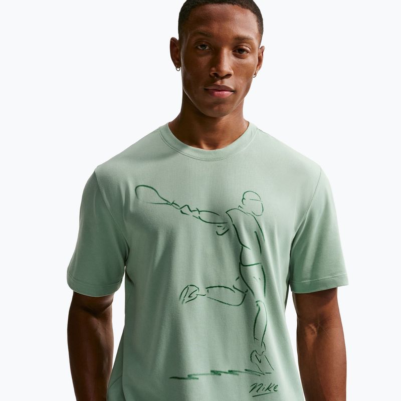 Men's tennis T-shirt Nike Court Dri-Fit steam 4