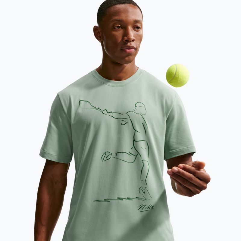 Men's tennis T-shirt Nike Court Dri-Fit steam 5