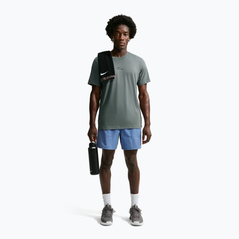 Men's training shirt Nike Pro Dri-Fit smoke grey/black 2