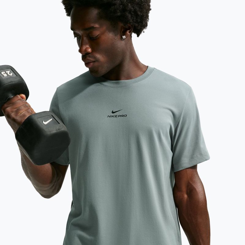 Men's training shirt Nike Pro Dri-Fit smoke grey/black 5