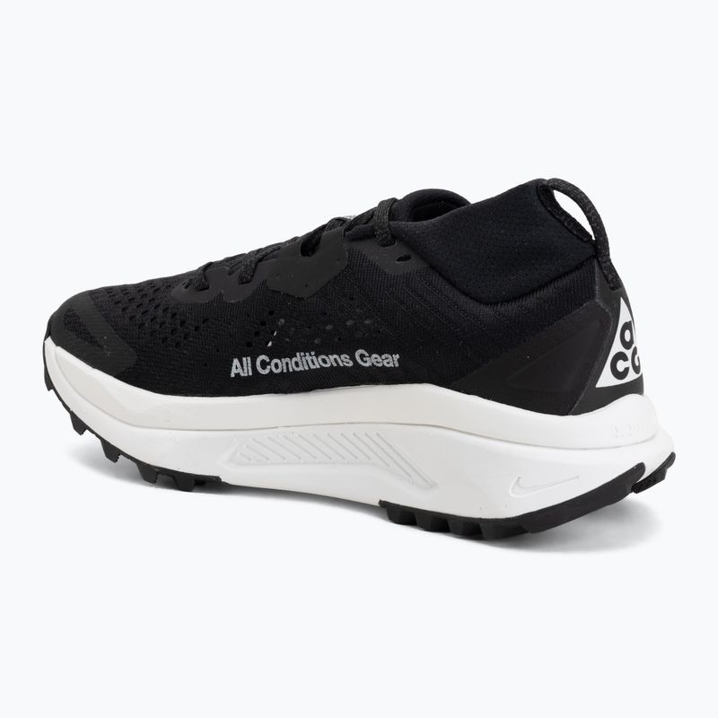 Women's Nike ACG Zegama Trail Running Shoes black/safety orange/summit white 3