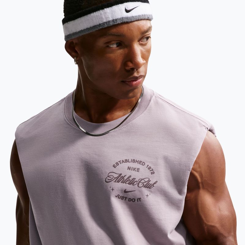 Men's T-shirt Nike N.A.C. light violet ore/pale ivory 5