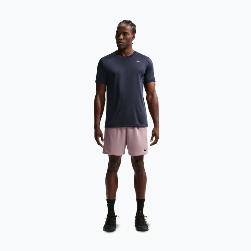 Men's training shirt Nike Dri-FIT Training T-Shirt obsidian/matte silver 2