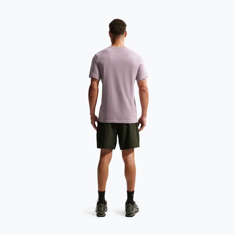 Men's T-shirt Nike Dri-Fit light violet ore/black 3