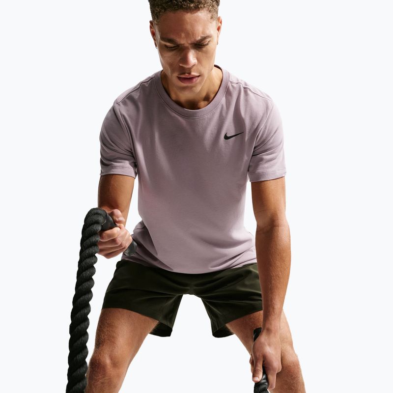 Men's T-shirt Nike Dri-Fit light violet ore/black 6