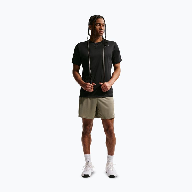 Men's training shirt Nike Dri-FIT Training T-Shirt black/matte silver 2