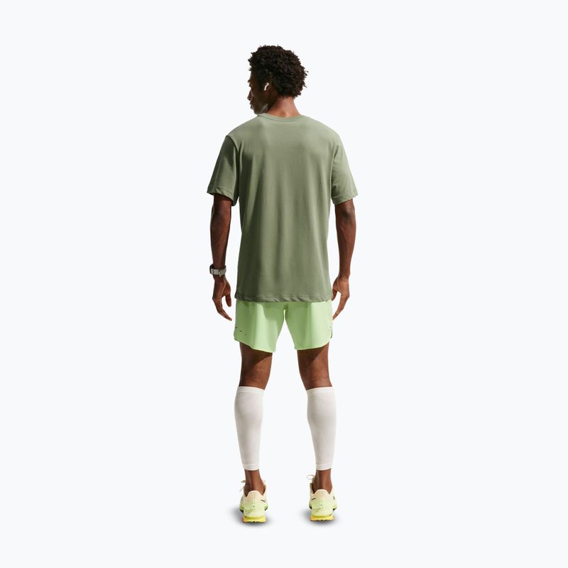 Men's running T-shirt Nike Dri-Fit Running silver sage 3