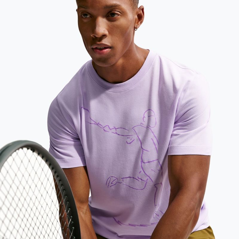 Men's tennis T-shirt Nike Court Dri-Fit violet mist 6