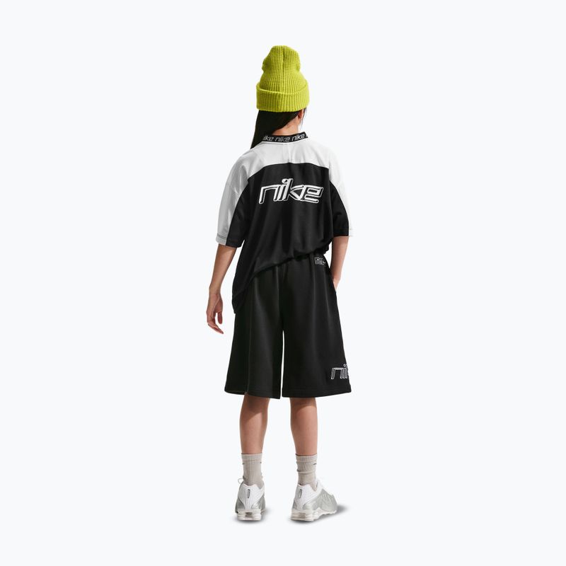 Children's shorts Nike Sportswear French Terry black/white 3