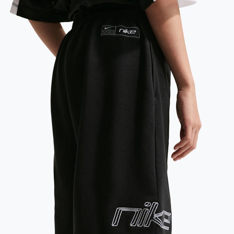 Children's shorts Nike Sportswear French Terry black/white 4
