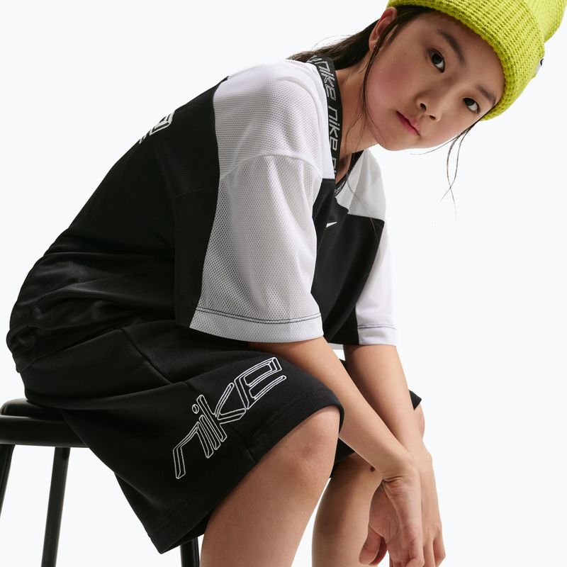 Children's shorts Nike Sportswear French Terry black/white 5