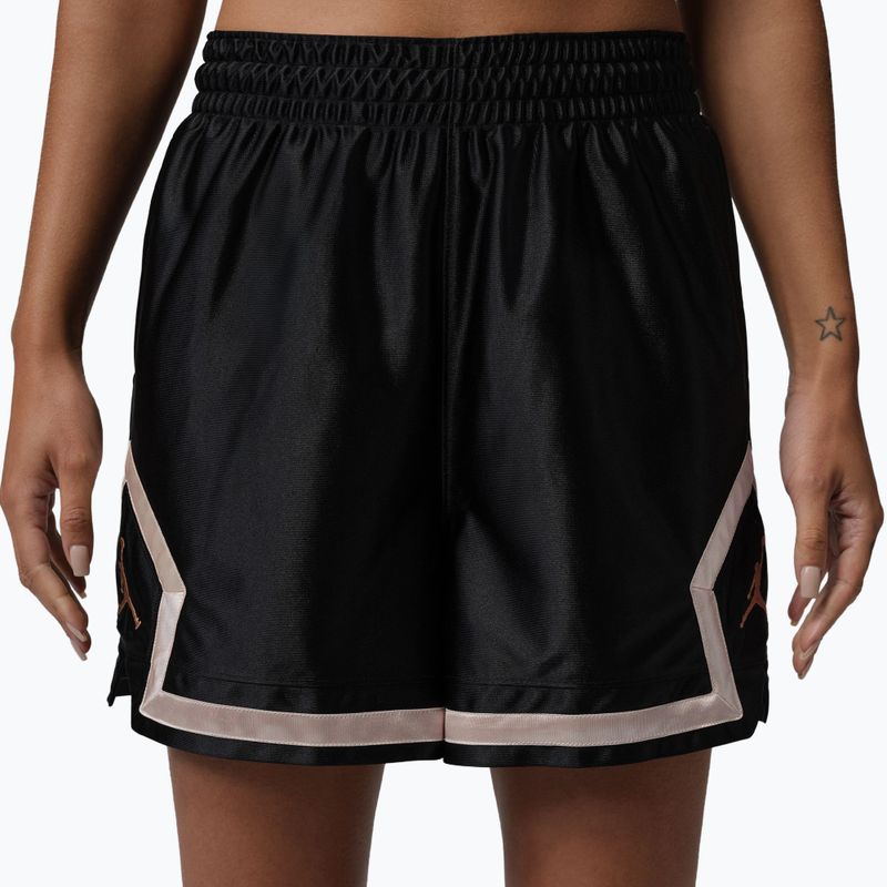 Women's basketball shorts Nike Jordan Sport Diamond 4" black/metallic gold 3