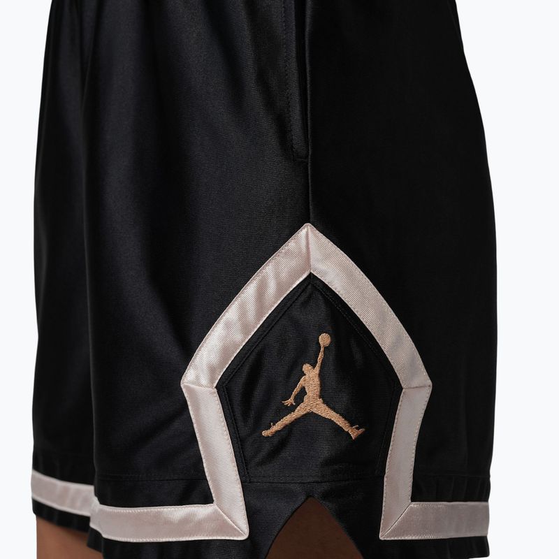 Women's basketball shorts  Jordan Sport Diamond 4" black/metallic gold 6