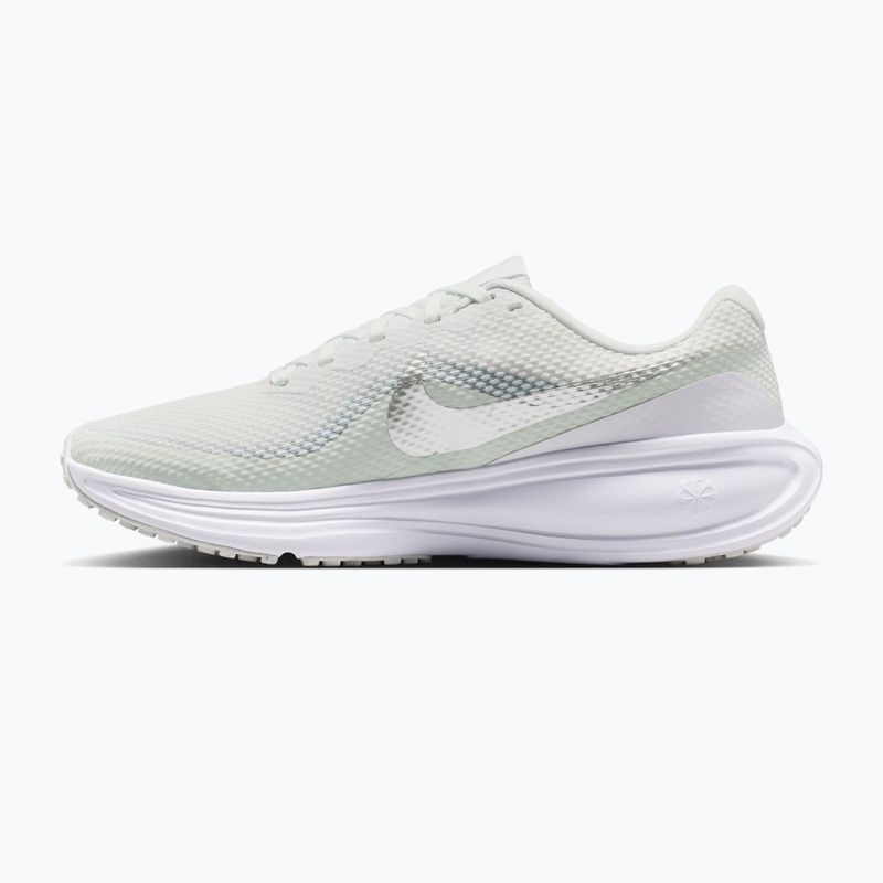 Women's running shoes Nike Revolution 8 off white/barely green/metallic silver 2