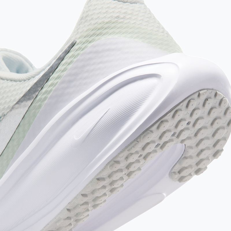 Women's running shoes Nike Revolution 8 off white/barely green/metallic silver 5