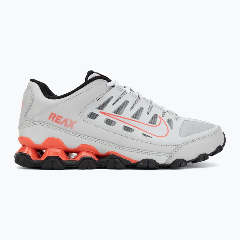 Men's training shoes Nike Reax 8 Tr Mesh grey fog/vast grey/black/light crimson 2