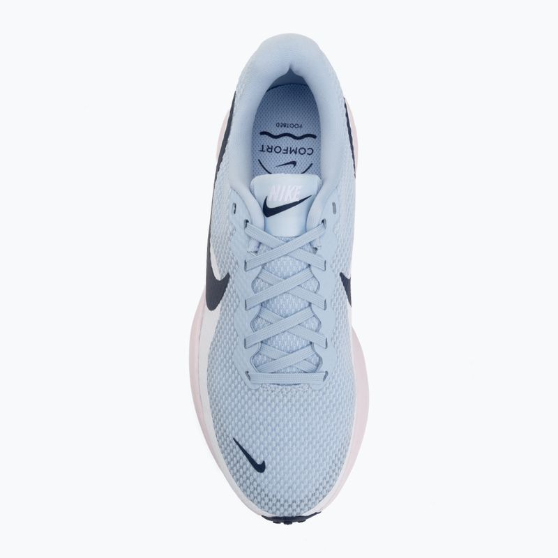 Women's running shoes Nike Revolution 8 hydrogen blue/white/pearl pink/blue void 5