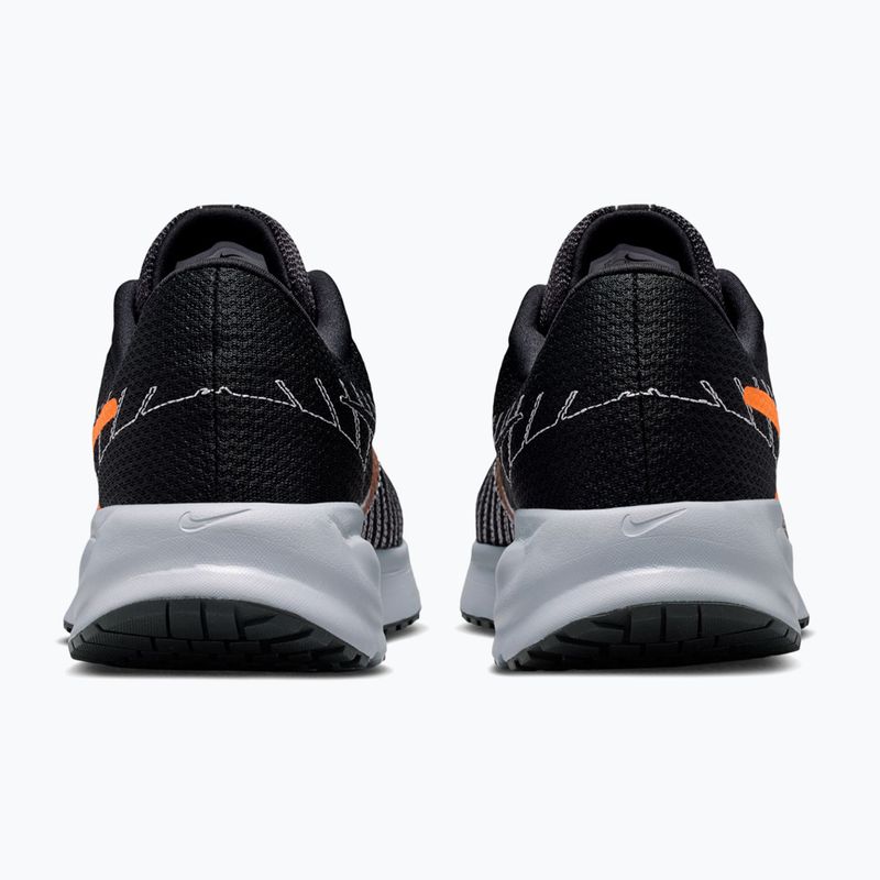 Men's running shoes Nike Run Defy black/wolf grey/total orange 4