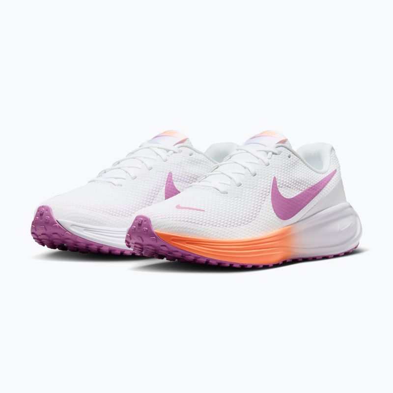 Women's running shoes Nike Revolution 8 white/orange pulse/light magenta 3