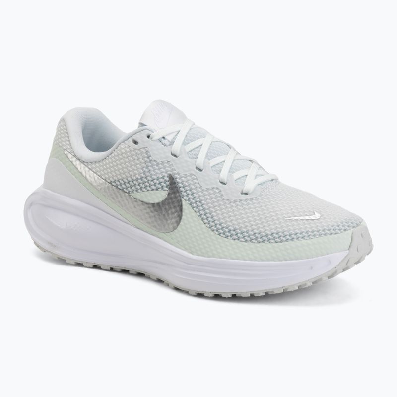 Women's running shoes Nike Revolution 8 off white/barely green/metallic silver