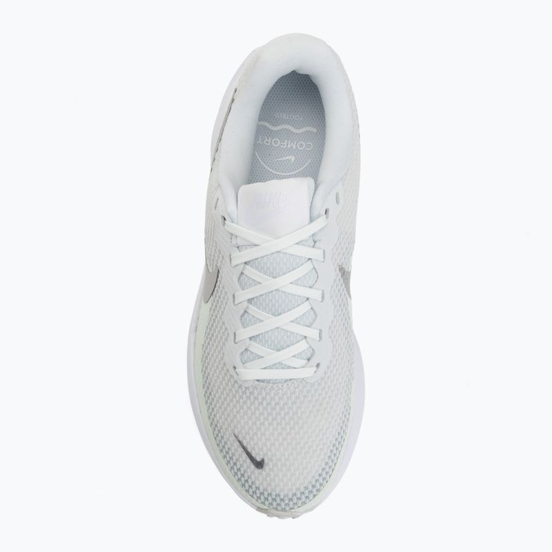 Women's running shoes Nike Revolution 8 off white/barely green/metallic silver 5