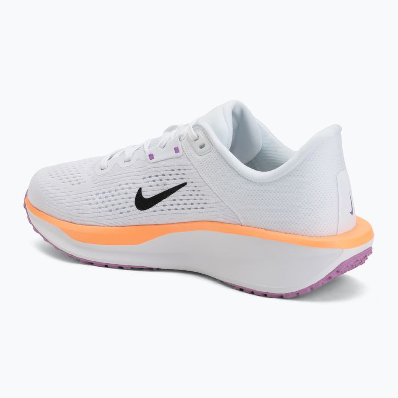 Women's running shoes Nike Quest 6 white/bright violet/light magenta/black 3