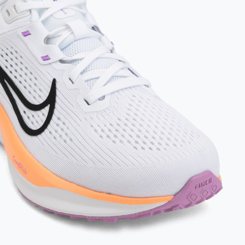 Women's running shoes Nike Quest 6 white/bright violet/light magenta/black 7