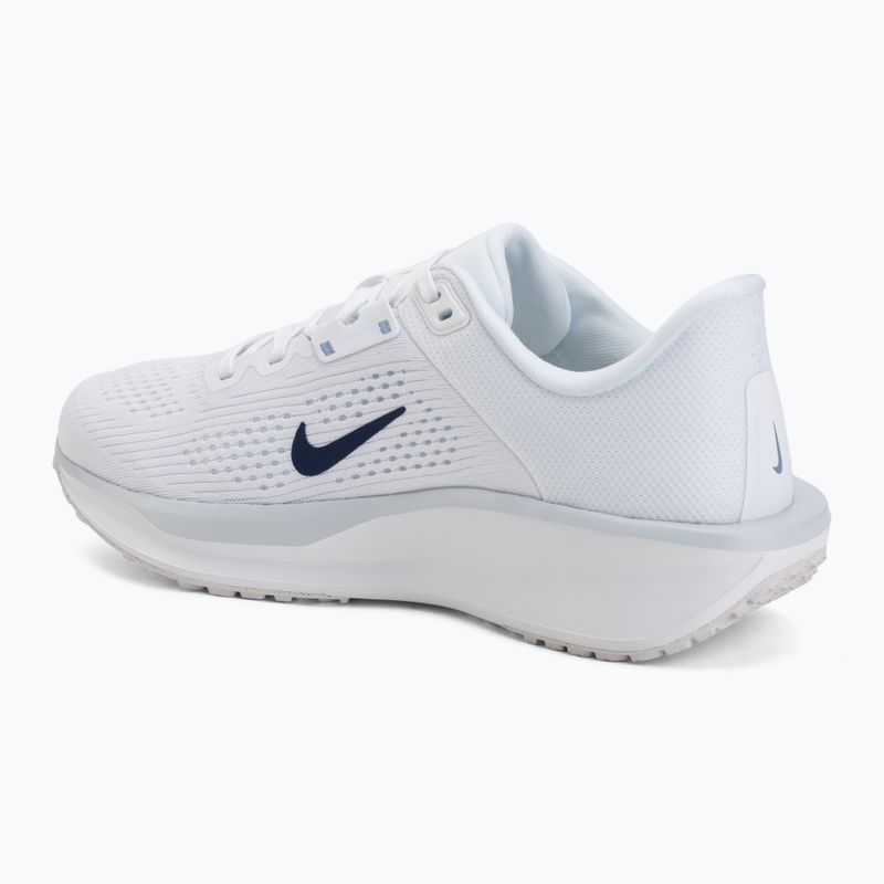 Women's running shoes Nike Quest 6 white/pearl pink/work blue/blue void 3