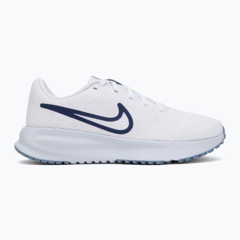 Women's running shoes Nike Run Defy white/football grey/work blue/blue void 2