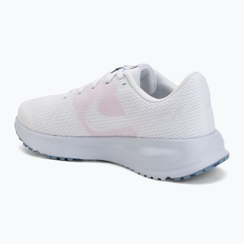Women's running shoes Nike Run Defy white/football grey/work blue/blue void 3