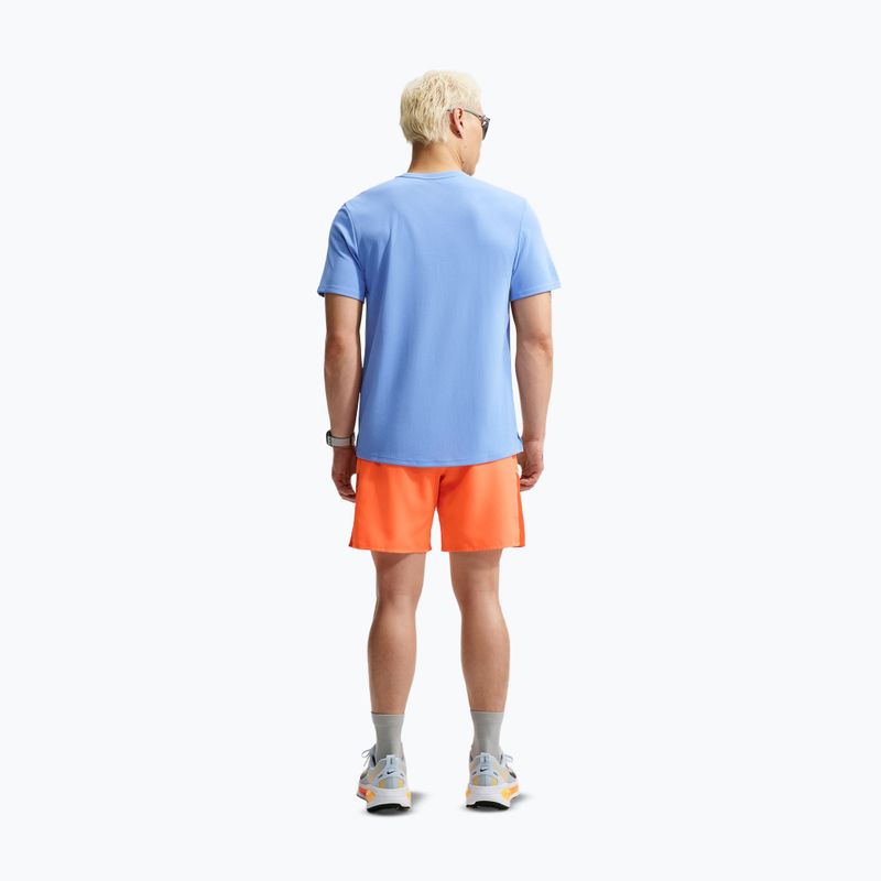 Men's running shorts Nike Miler Dri-Fit 2in1 7" total orange 3