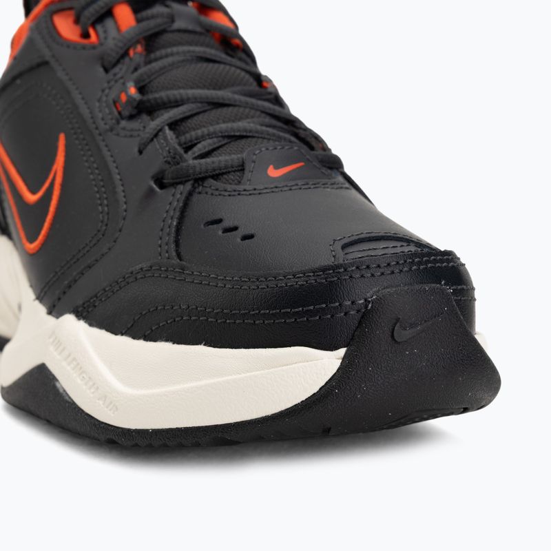 Men's training shoes Nike Air Monarch IV dark smoke grey/picante red/black 7